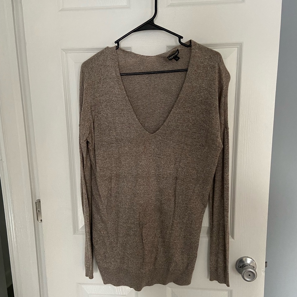 Slouchy V Neck Sweater